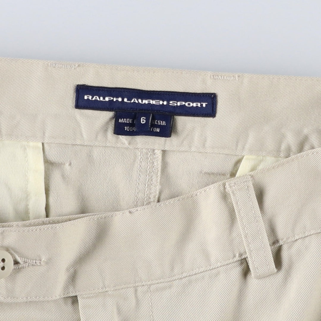 Ralph Lauren RALPH LAUREN SPORT A-line Mini Chino Skirt, Women's XL cotton Beige type Vintage Second Hand