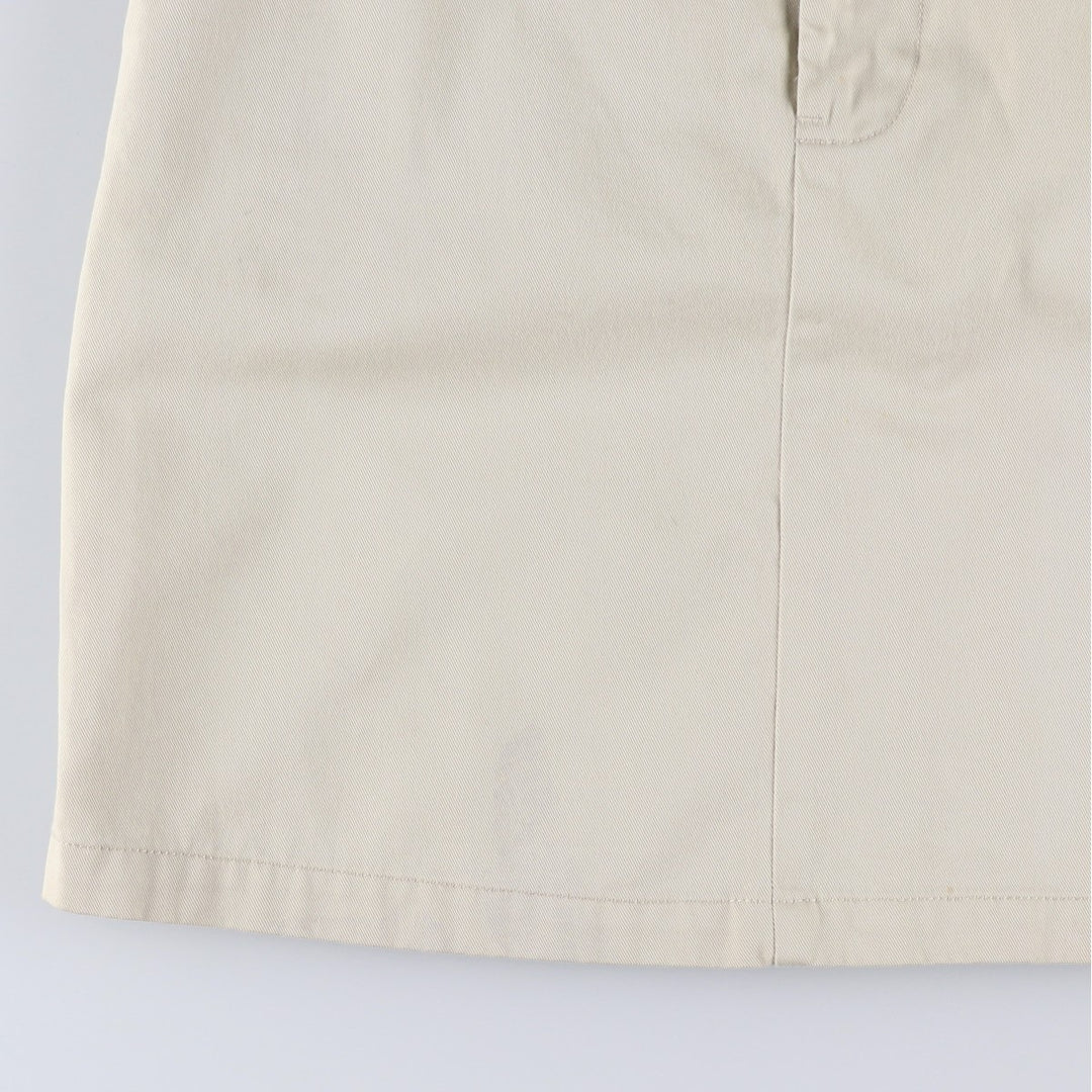 Ralph Lauren RALPH LAUREN SPORT A-line Mini Chino Skirt, Women's XL cotton Beige type Vintage Second Hand
