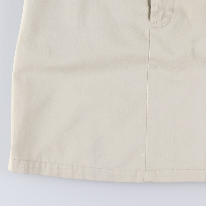 Ralph Lauren RALPH LAUREN SPORT A-line Mini Chino Skirt, Women's XL cotton Beige type Vintage Second Hand