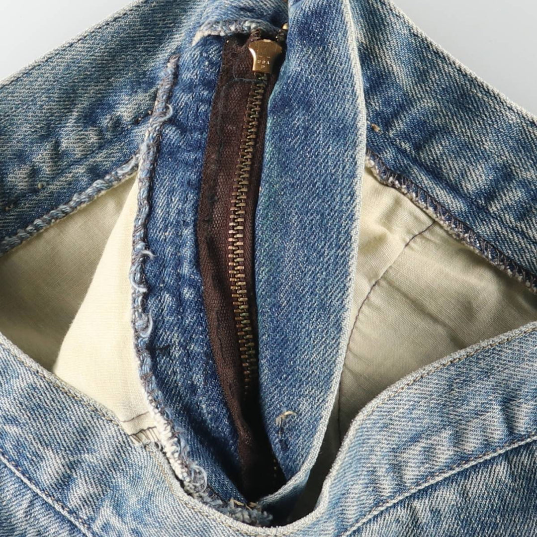 80'S Guess denim tight mini skirt, women's size M equivalent, vintage. unclear blue type Vintage Second Hand