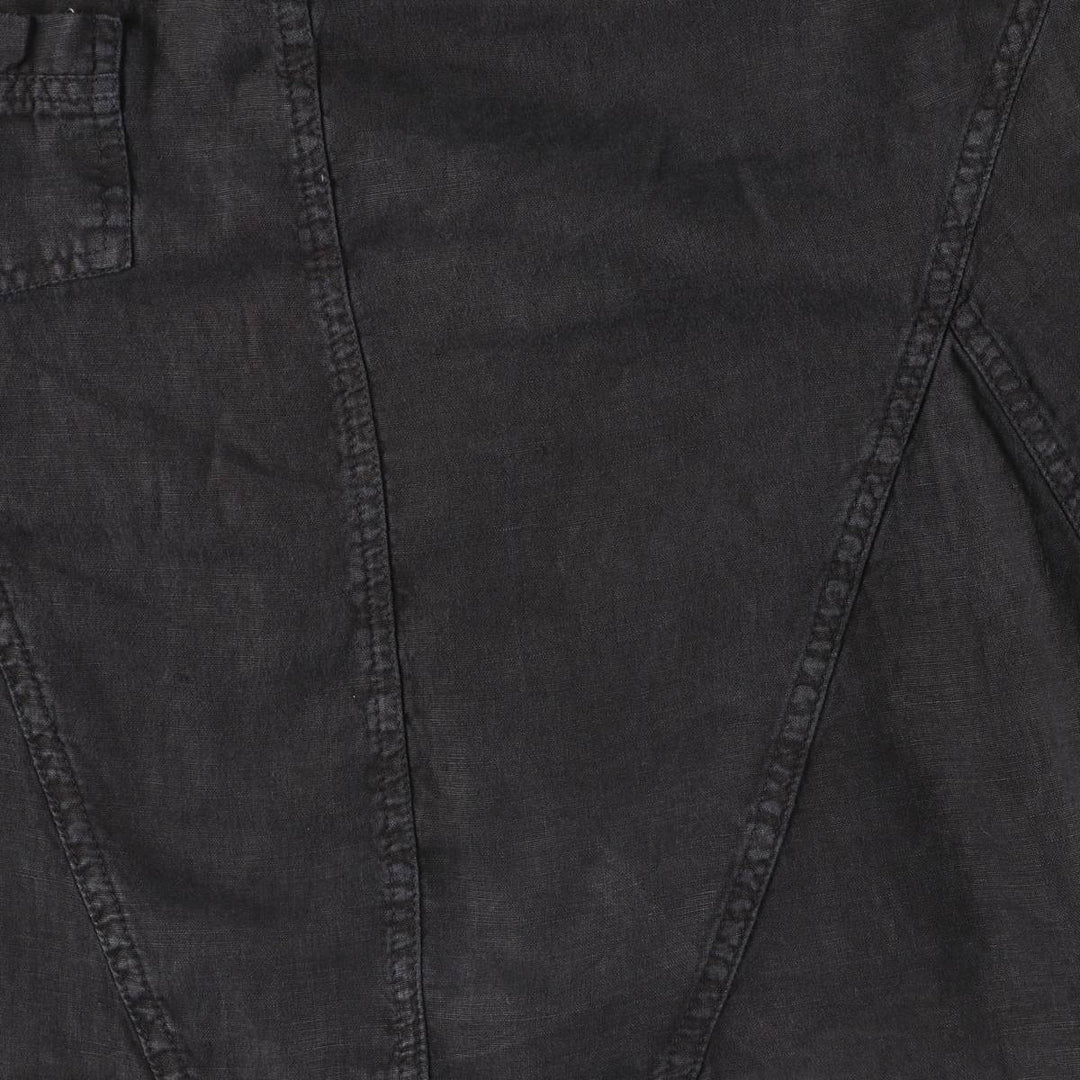 Passager Half-Length Flare Skirt, Women's Size L unclear black type Vintage Second Hand