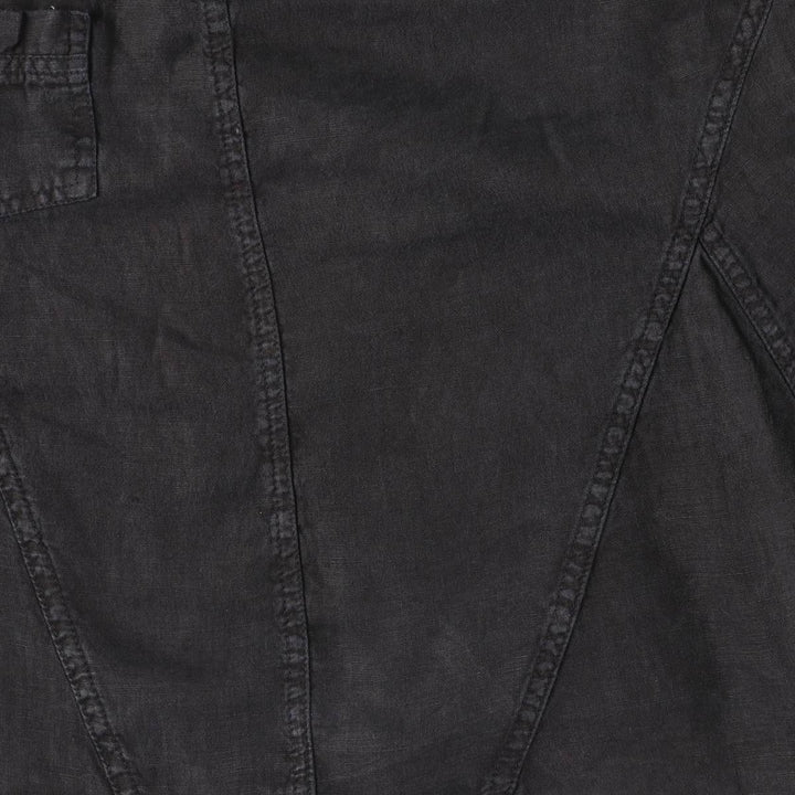 Passager Half-Length Flare Skirt, Women's Size L unclear black type Vintage Second Hand