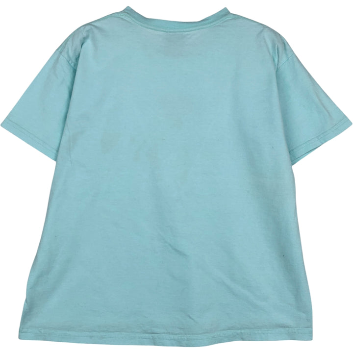 2000'S Nike logo print T-shirt, women's size L cotton Blue type light blue Vintage Second Hand