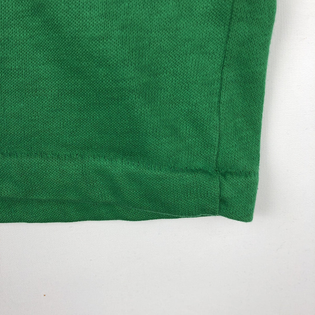 80'S Artex Snoopy Character Football Short Sleeve T-Shirt, Made in USA, Women's Size M (Equivalent), Vintage cotton green type Vintage Second Hand