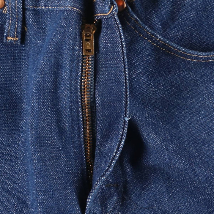 Vintage 90s-00'S Wrangler cut-off straight-leg denim pants, women's size L (w28) cotton blue type Vintage Second Hand