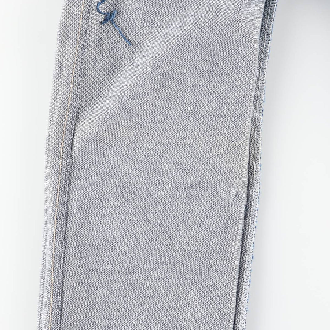 Vintage 90s-00'S Wrangler cut-off straight-leg denim pants, women's size L (w28) cotton blue type Vintage Second Hand