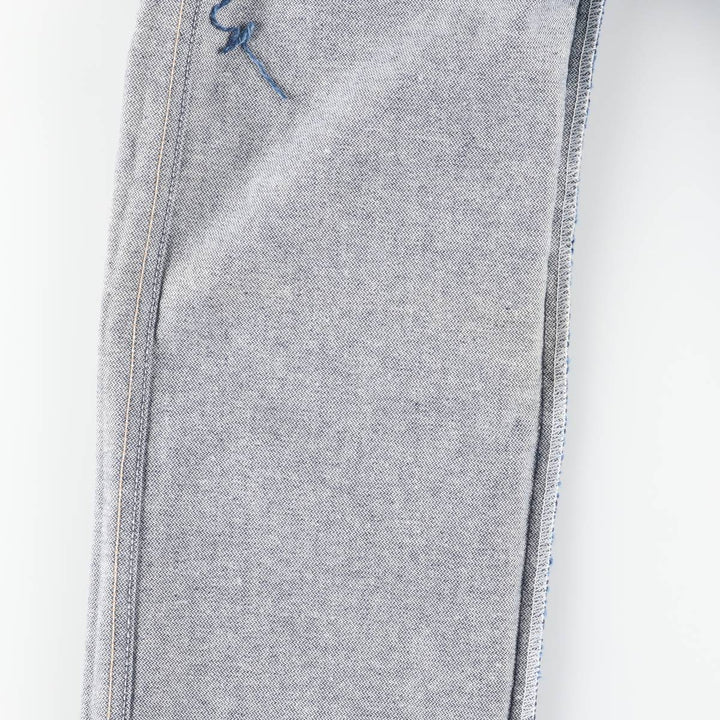 Vintage 90s-00'S Wrangler cut-off straight-leg denim pants, women's size L (w28) cotton blue type Vintage Second Hand