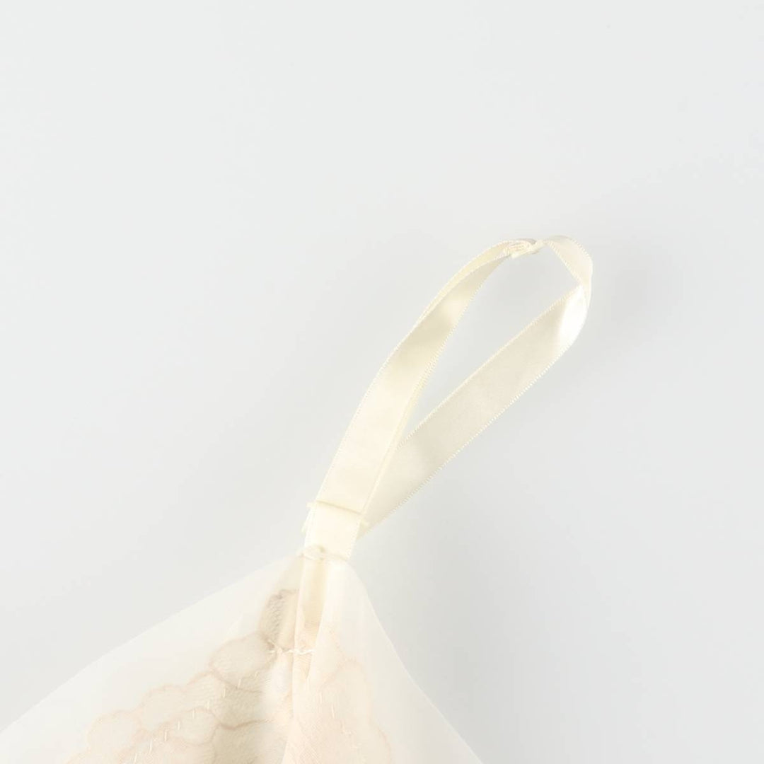VANITY FAIR Lingerie Half-Length Camisole Dress, Made in USA, Women's Size Medium, Vintage Nylon unbleached Vintage Second Hand