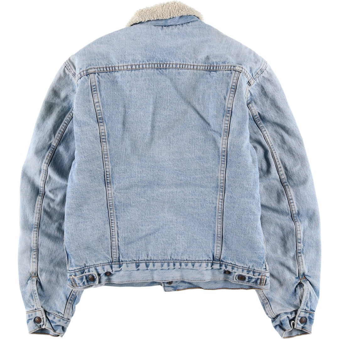 90'S Levi's 71500-0414 Denim Boa Jacket, Men's Size Medium, Vintage cotton blue type Vintage Second Hand
