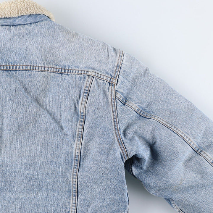 90'S Levi's 71500-0414 Denim Boa Jacket, Men's Size Medium, Vintage cotton blue type Vintage Second Hand