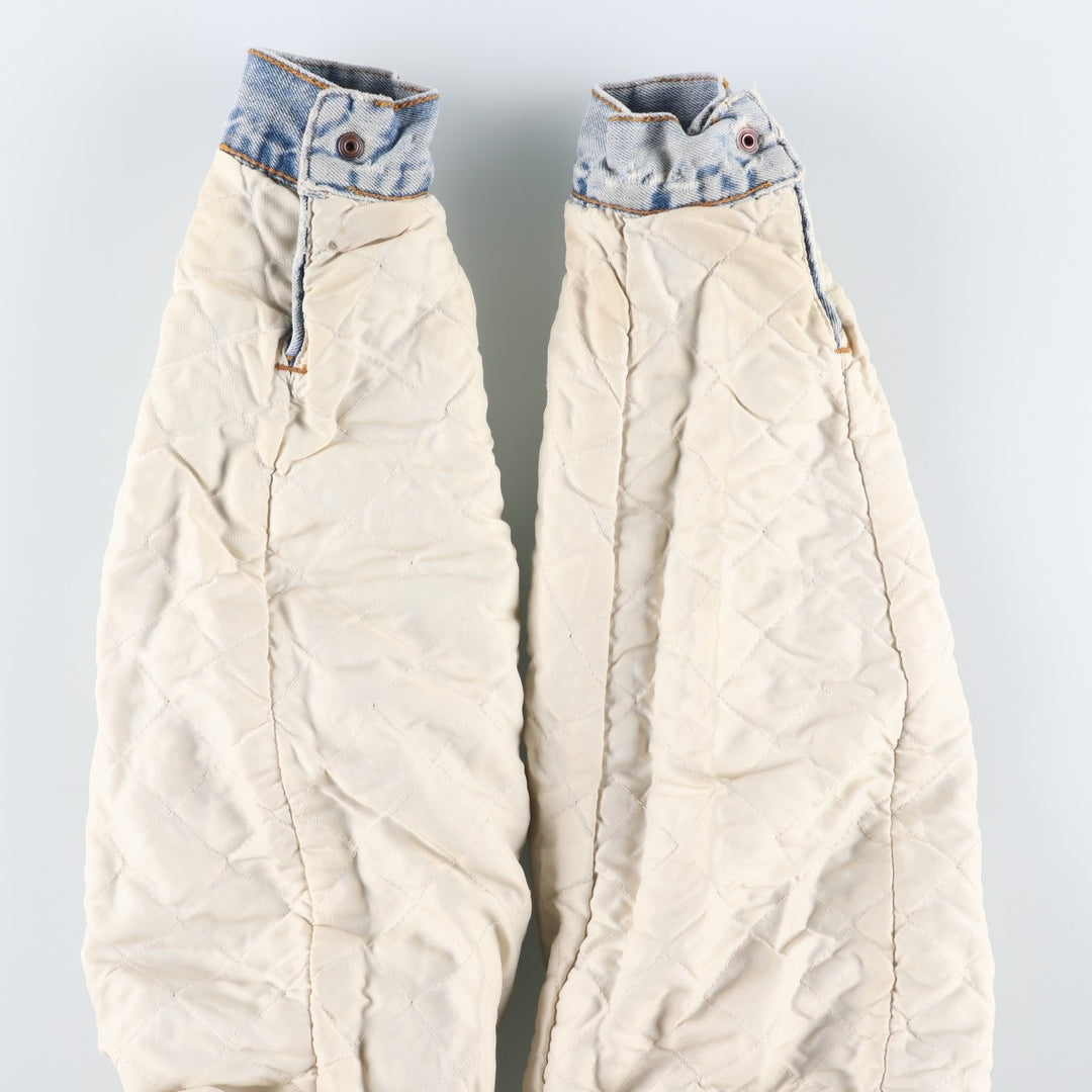 90'S Levi's 71500-0414 Denim Boa Jacket, Men's Size Medium, Vintage cotton blue type Vintage Second Hand