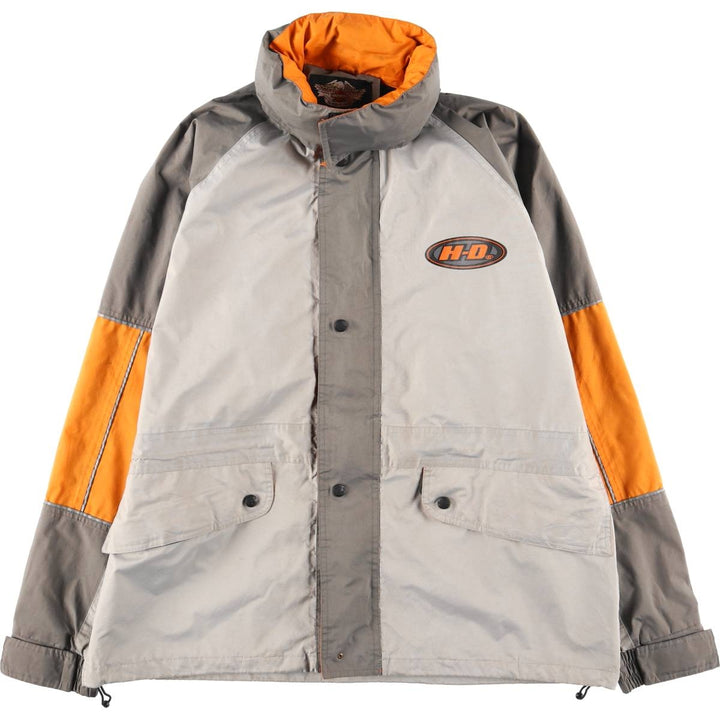 Harley-Davidson Men's Windbreaker (Size L) polyester gray type Vintage Second Hand