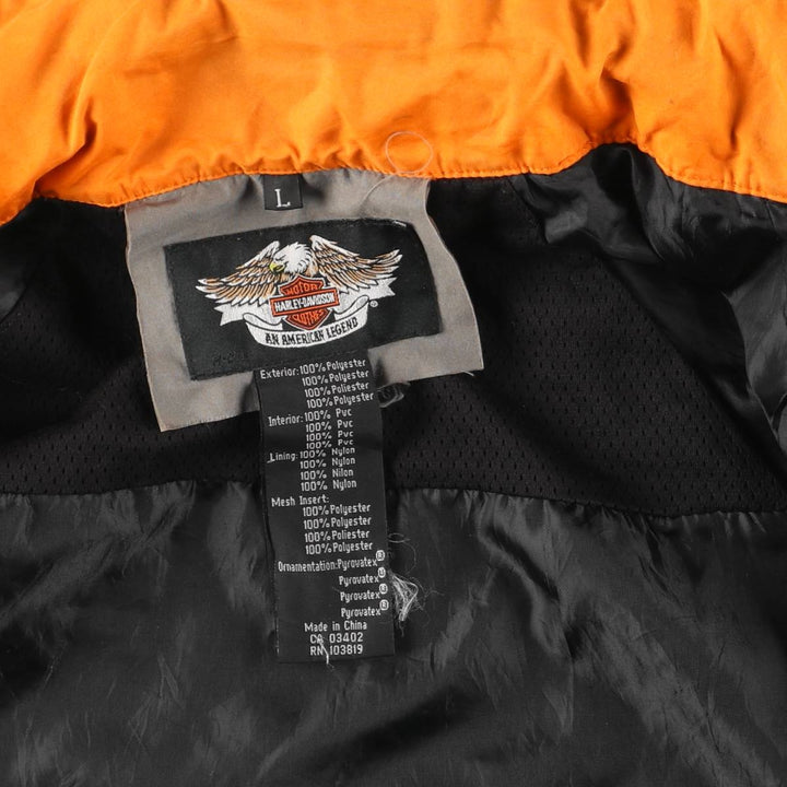 Harley-Davidson Men's Windbreaker (Size L) polyester gray type Vintage Second Hand