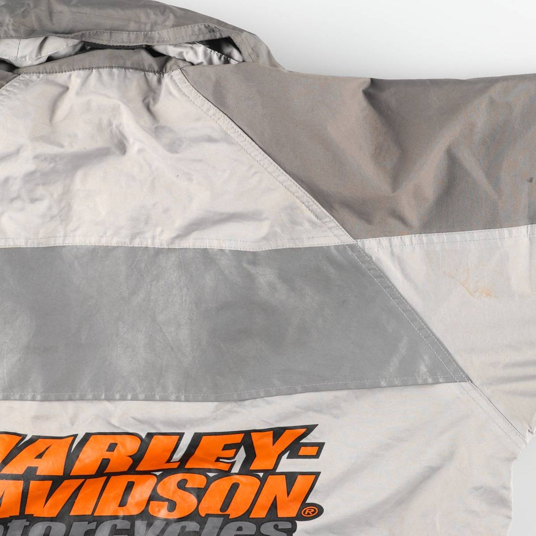 Harley-Davidson Men's Windbreaker (Size L) polyester gray type Vintage Second Hand
