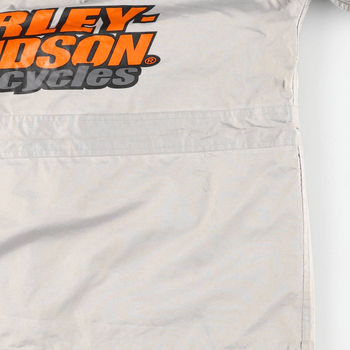 Harley-Davidson Men's Windbreaker (Size L) polyester gray type Vintage Second Hand