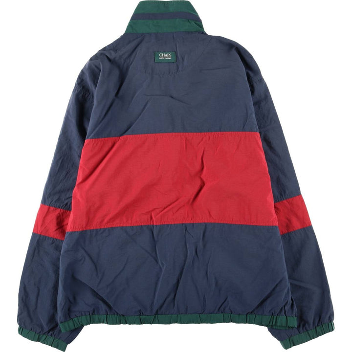 Vintage 1980'S Ralph Lauren Chaps nylon jacket, size M, men's Nylon navy blue type Vintage Second Hand