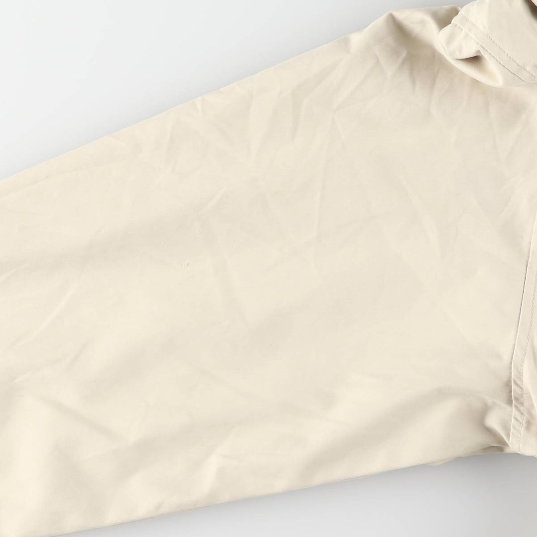 Ralph Lauren POLO GOLF Half-Snap Collared Warm-Up Pullover, Men's XXL equivalent. polyester ivory Vintage Second Hand