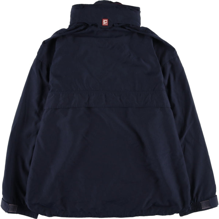 Ralph Lauren Chaps Anorak Jacket, Made in Russia, Men's Size L polyester navy blue type Vintage Second Hand