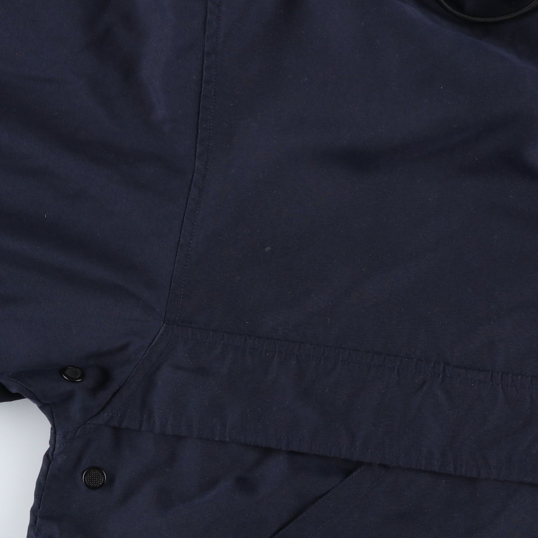 Ralph Lauren Chaps Anorak Jacket, Made in Russia, Men's Size L polyester navy blue type Vintage Second Hand