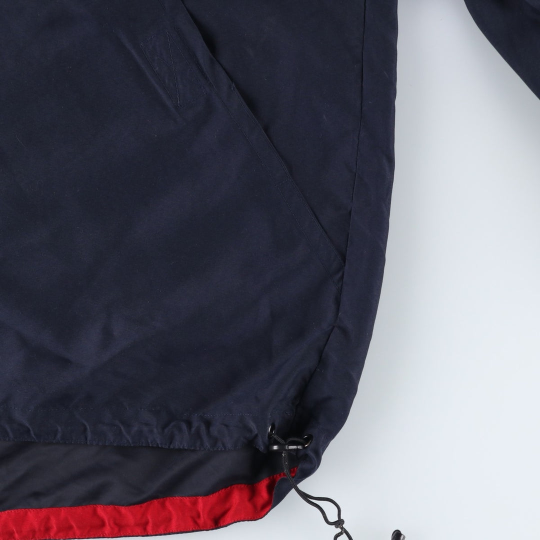 Ralph Lauren Chaps Anorak Jacket, Made in Russia, Men's Size L polyester navy blue type Vintage Second Hand