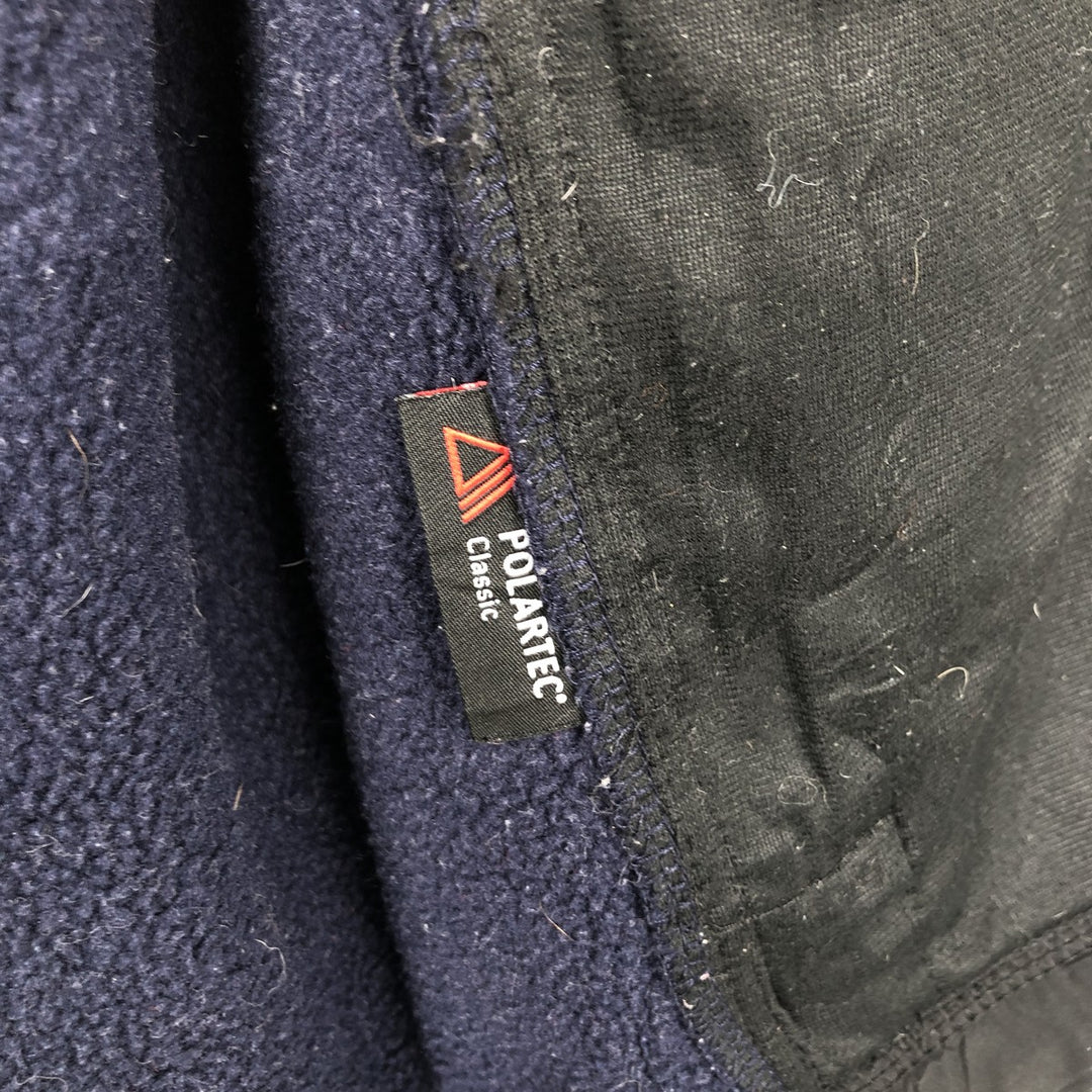 Ralph Lauren POLO by Ralph Lauren fleece jacket, men's size S polyester black type Vintage Second Hand