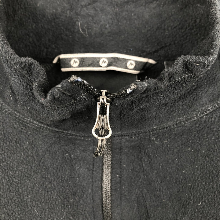 Marmot Half-Zip Fleece Pullover, Men's Size L polyester black type Vintage Second Hand