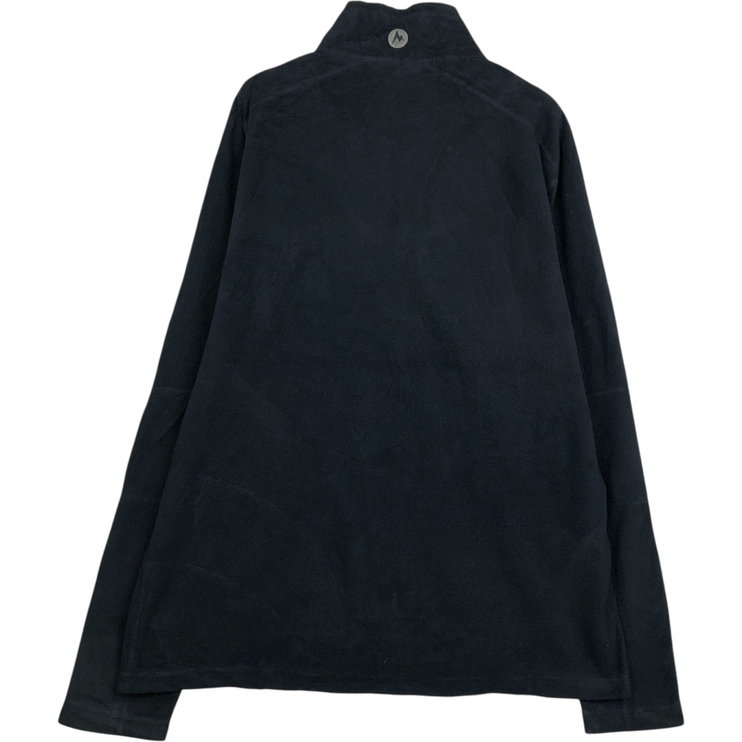 Marmot Half-Zip Fleece Pullover, Men's XL polyester black type Vintage Second Hand
