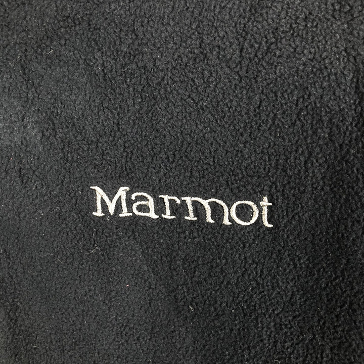 Marmot Half-Zip Fleece Pullover, Men's XL polyester black type Vintage Second Hand