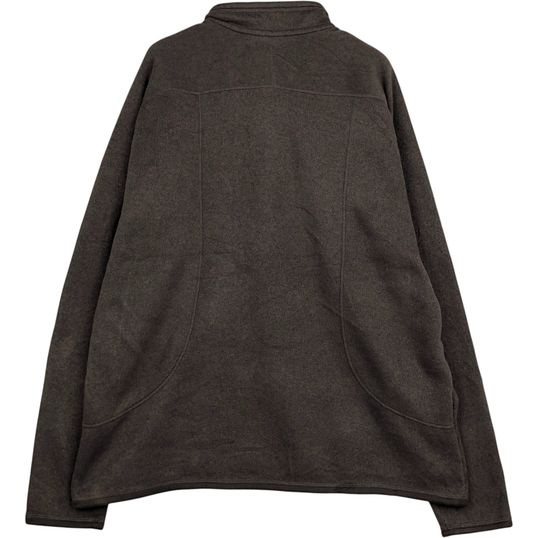 Patagonia Better Sweater Pullover 25521FA11 Half-Zip Fleece Pullover, Men's XXL polyester brown type Vintage Second Hand