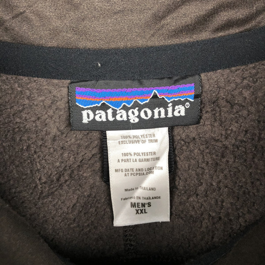 Patagonia Better Sweater Pullover 25521FA11 Half-Zip Fleece Pullover, Men's XXL polyester brown type Vintage Second Hand