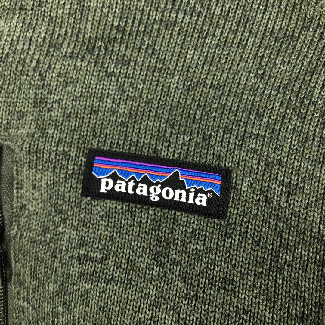 Patagonia Better Sweater Jacket 25528FA19 Fleece Jacket, Men's Size Medium polyester Khaki type Vintage Second Hand
