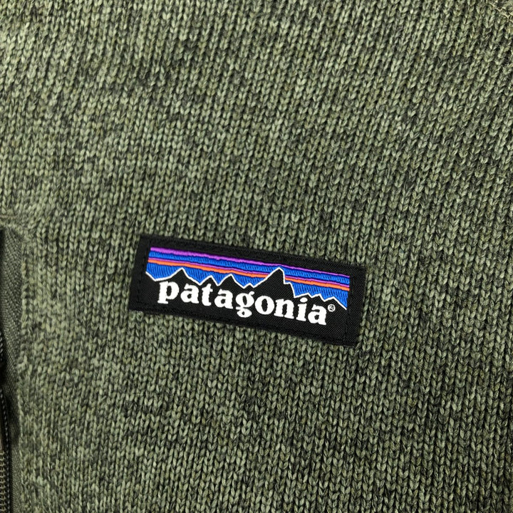 Patagonia Better Sweater Jacket 25528FA19 Fleece Jacket, Men's Size Medium polyester Khaki type Vintage Second Hand