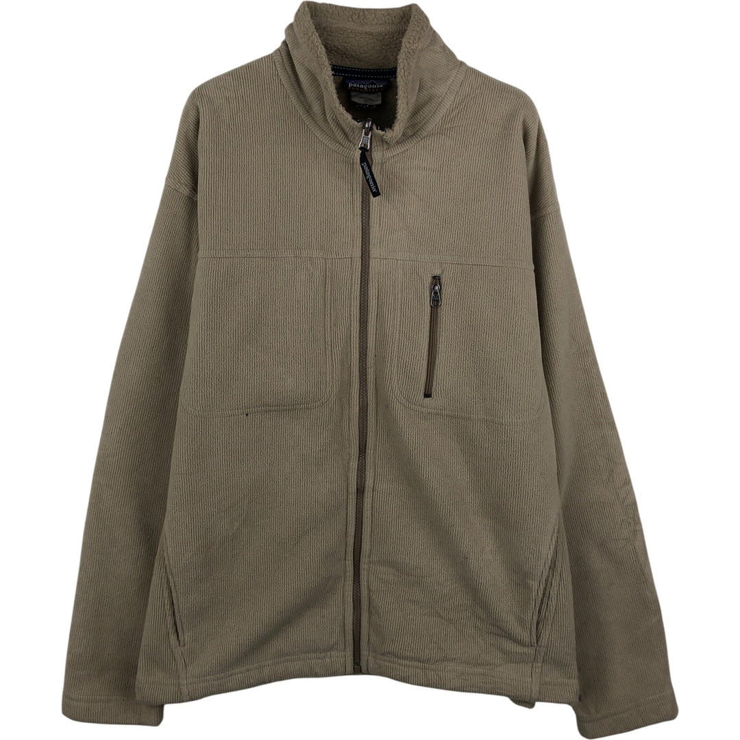 Patagonia Synchilla Fleece Jacket (25360FA), Men's Size L polyester Beige type Vintage Second Hand