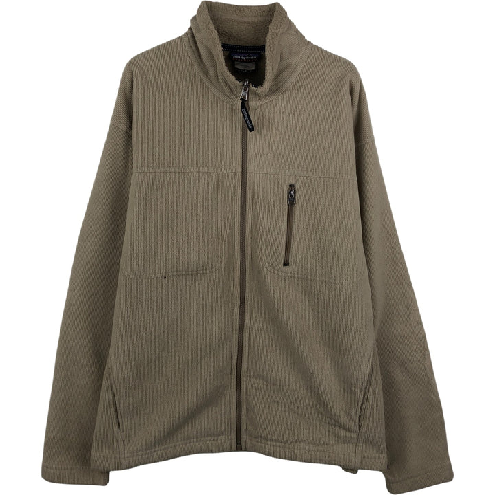 Patagonia Synchilla Fleece Jacket (25360FA), Men's Size L polyester Beige type Vintage Second Hand