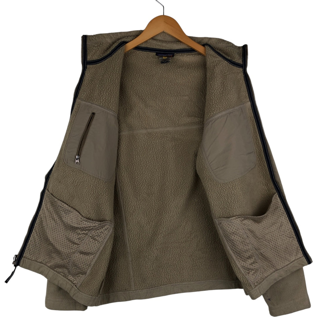 Patagonia Synchilla Fleece Jacket (25360FA), Men's Size L polyester Beige type Vintage Second Hand
