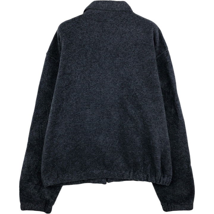 Ralph Lauren POLO by Ralph Lauren Swing-Top Fleece Jacket, Made in Canada, Men's Size Medium unclear gray type Vintage Second Hand