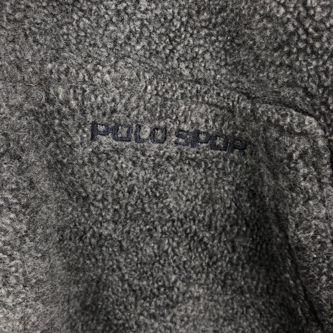 Ralph Lauren POLO by Ralph Lauren Swing-Top Fleece Jacket, Made in Canada, Men's Size Medium unclear gray type Vintage Second Hand