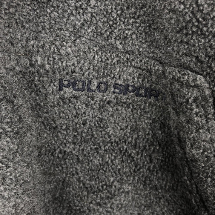 Ralph Lauren POLO by Ralph Lauren Swing-Top Fleece Jacket, Made in Canada, Men's Size Medium unclear gray type Vintage Second Hand