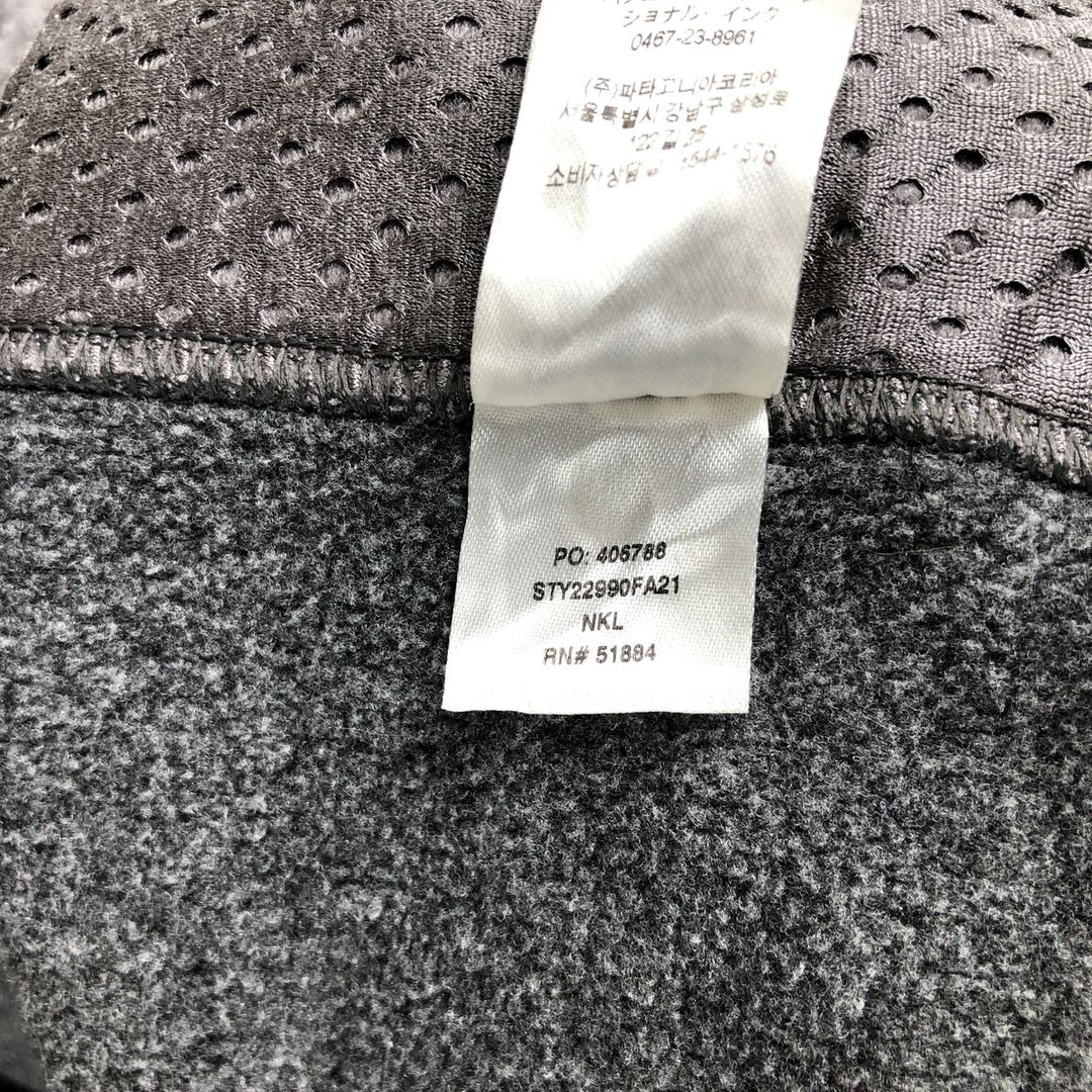 Patagonia Classic Synchilla Fleece Jacket, Men's XL (22990FA21) recycled polyester gray type Vintage Second Hand