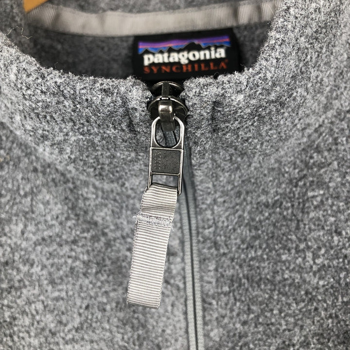 Patagonia Classic Synchilla Fleece Jacket, Men's XL (22990FA21) recycled polyester gray type Vintage Second Hand