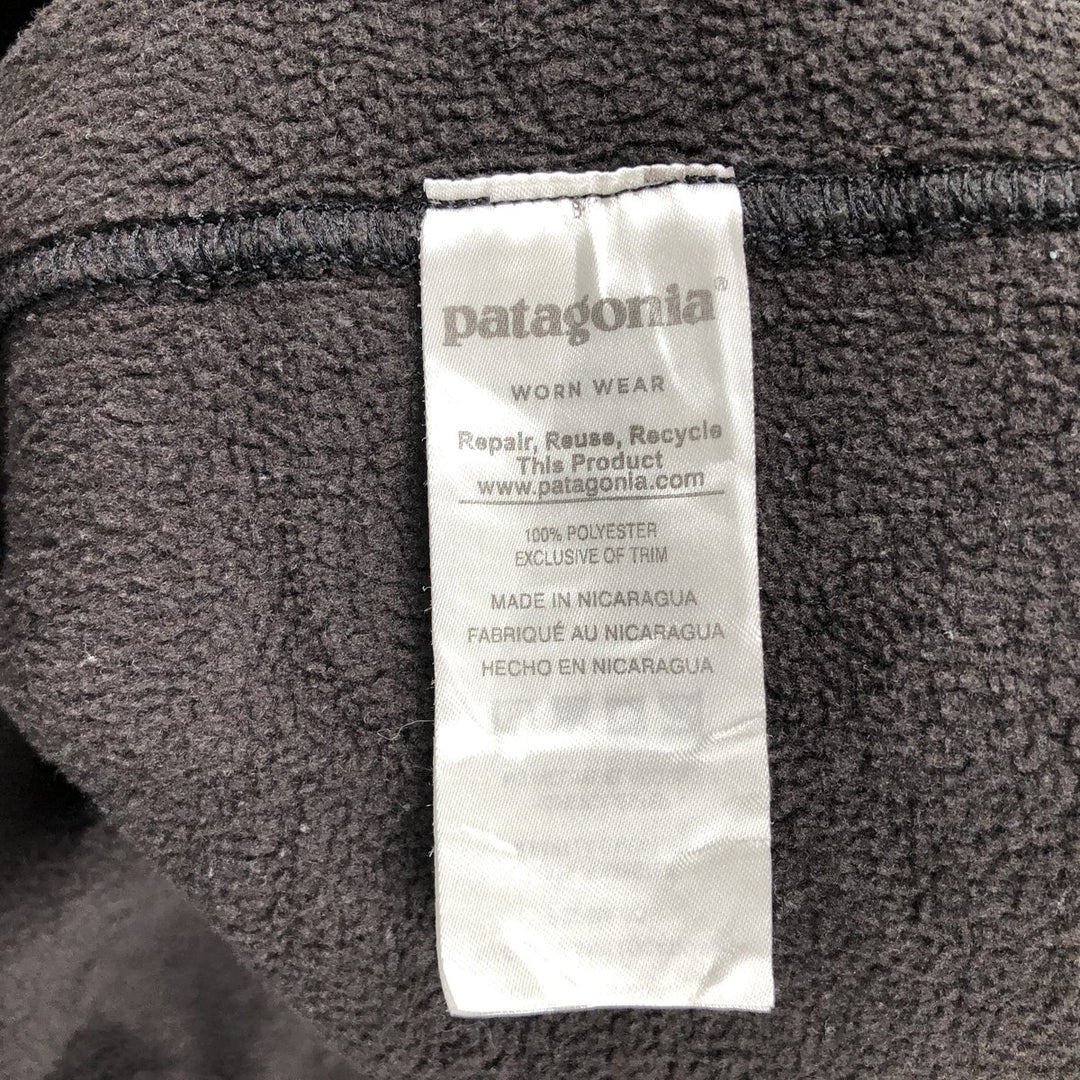 Patagonia Classic Synchilla Jacket 22995SP18 Fleece Jacket, Women's Size M (approx.) polyester black type Vintage Second Hand