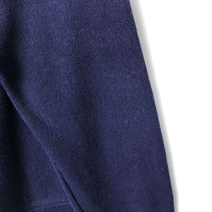 CLASSICS Acrylic Knit Cardigan, Made in USA, Men's XL acrylic navy blue type Vintage Second Hand