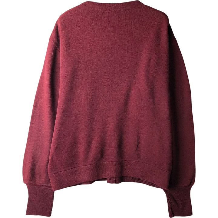 Vintage 1990'S ParFour acrylic knit cardigan, made in the USA, size L, men's acrylic burgundy type Vintage Second Hand