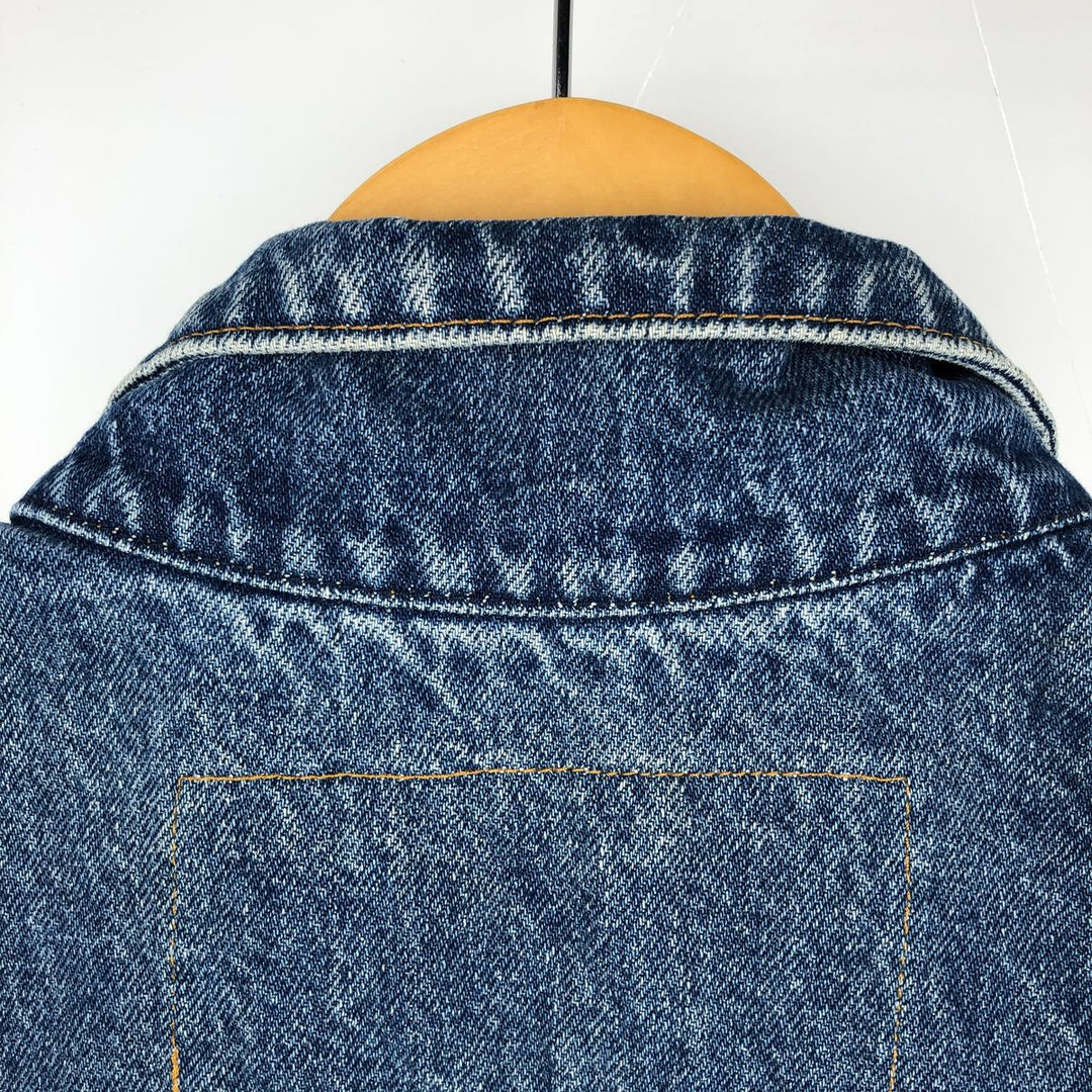 Harley-Davidson denim vest, made in the USA, men's size L cotton blue type Vintage Second Hand