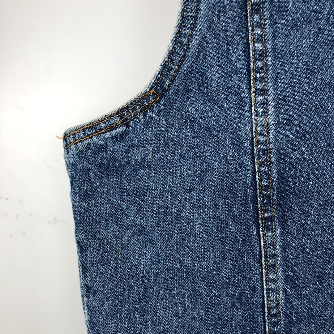Harley-Davidson denim vest, made in the USA, men's size L cotton blue type Vintage Second Hand