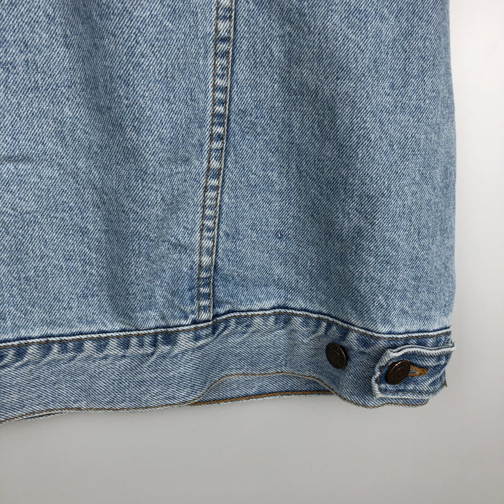 90'S Levi's 70507-0334 Cut-Off Denim Vest, Made in USA, Men's Size XL, Vintage cotton blue type Vintage Second Hand