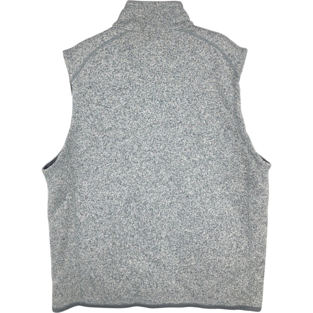 Patagonia STY225881FA18 Men's Fleece Vest (XXL) polyester gray type Vintage Second Hand