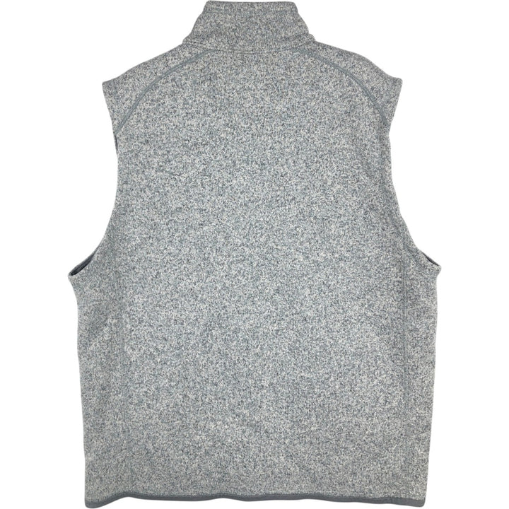 Patagonia STY225881FA18 Men's Fleece Vest (XXL) polyester gray type Vintage Second Hand