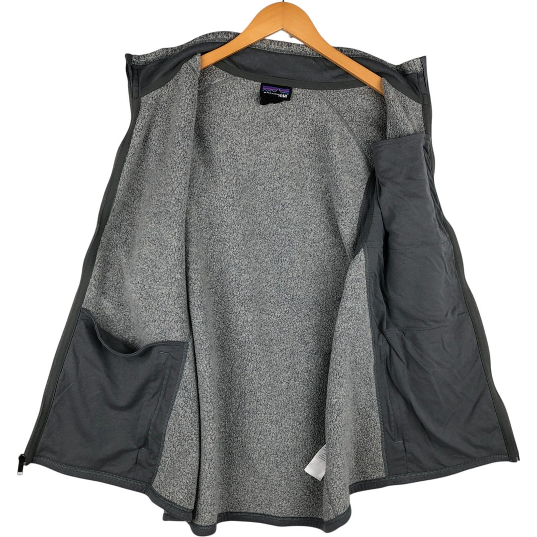 Patagonia STY225881FA18 Men's Fleece Vest (XXL) polyester gray type Vintage Second Hand