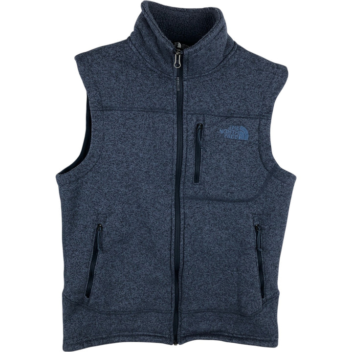 The North Face Fleece Vest, Men's Size S polyester gray type Vintage Second Hand